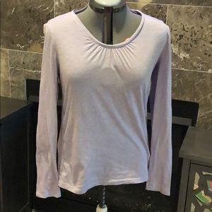 Loft Light Purple Top Medium